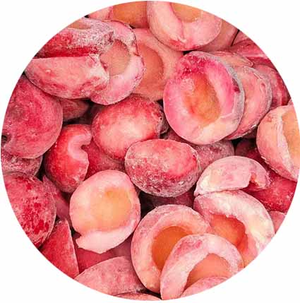 frozen peach